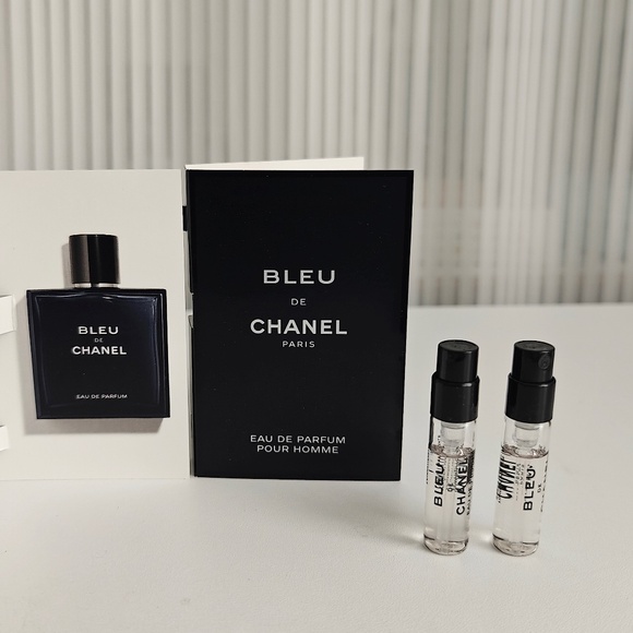 2 New Chanel Bleu De Chanel EDP Pour Homme Sample Spray 1.5ml/ 0.05 oz - Picture 1 of 1